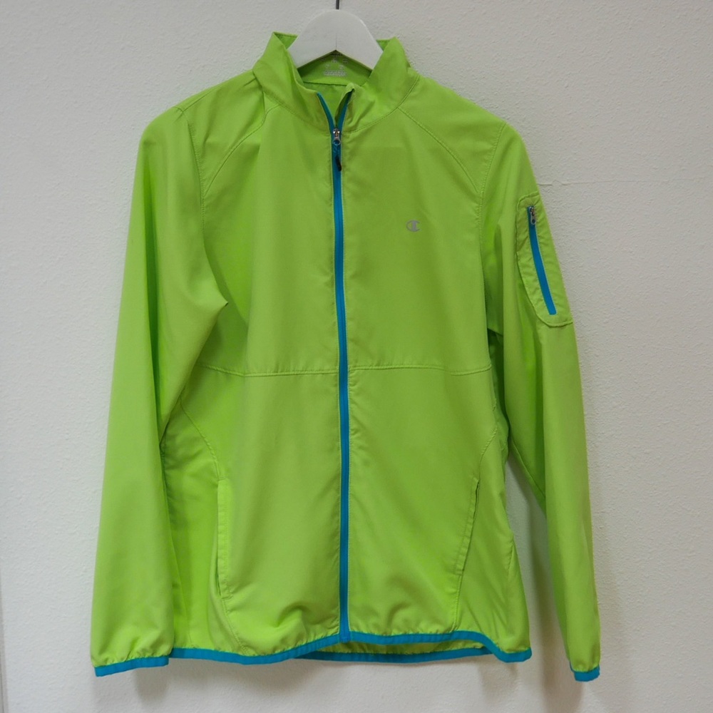 Champion neon greet lightweight zip up, Medium